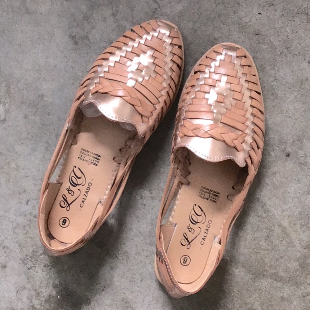 Rose Gold Huaraches